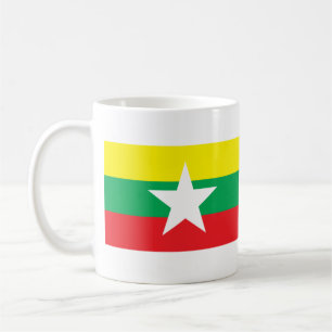 Vorgeschlagene Myanmar-Flagge 2007 Kaffeetasse