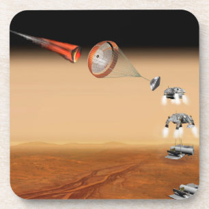 Vorgeschlagene Rückführungsmission der Mars. Getränkeuntersetzer
