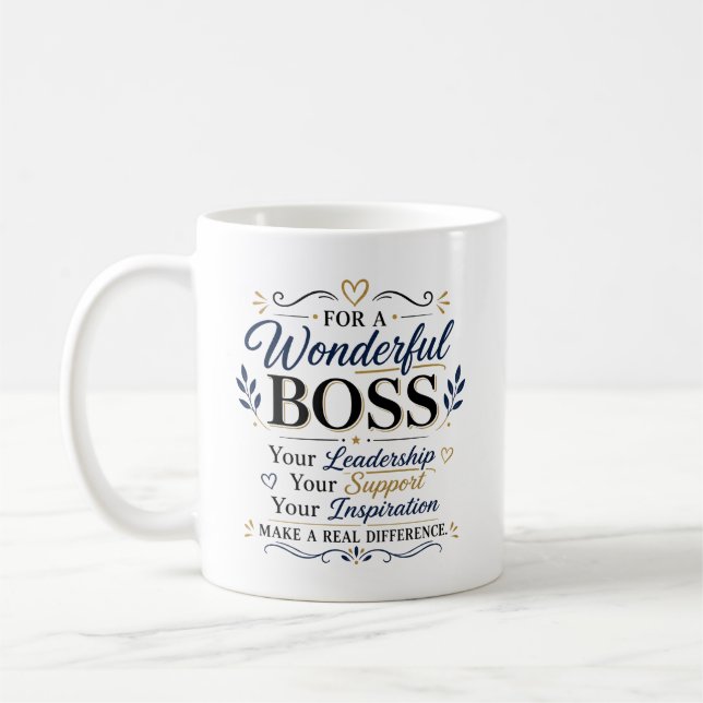 Vorgesetzten-Schätzung – Dankeschön-Geschenke Kaffeetasse (Links)