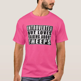 Vorgestellt, aber Lieben sprechen über Schafe Funn T-Shirt