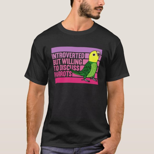 Vorgestellt, aber Papageien zweigelb Kopf Amazo T-Shirt (Vorderseite)