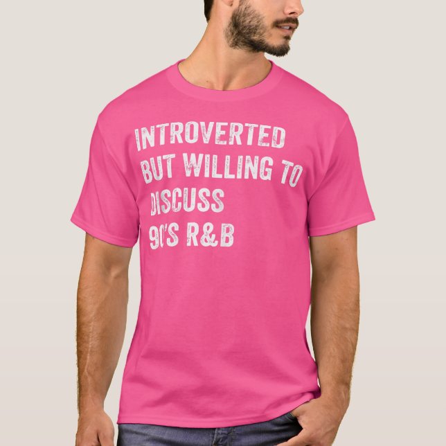 Vorgestellt, aber willens, 90er Rb Funny Rn zu dis T-Shirt (Vorderseite)