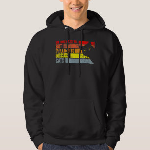 Vorgestellt, aber willens, Katzen Coole Haustiere  Hoodie