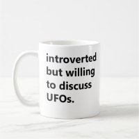 Vorgestellt, aber willens, über UFOs zu diskutiere
