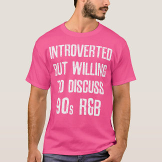 Vorgestellt, aber willens, Vintag über 90er Jahre T-Shirt