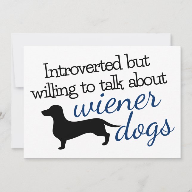 Vorgestellt durch die Bereitschaft, über Dackel Hu Dankeskarte (Vorderseite)