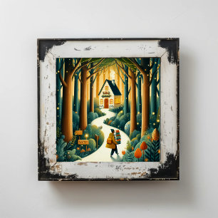 Vorgestellte Bibliothek Buchhandlung Kunst Poster