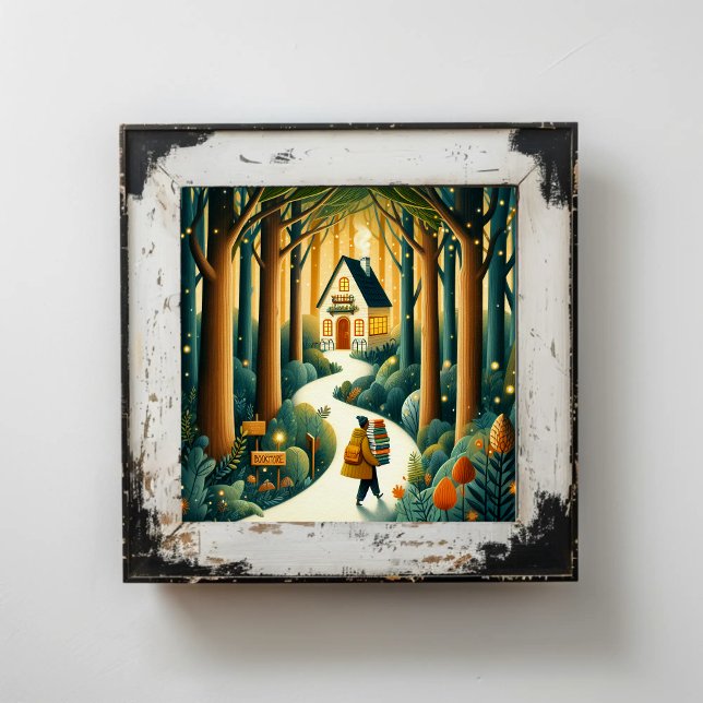 Vorgestellte Bibliothek Buchhandlung Kunst Poster (Von Creator hochgeladen)