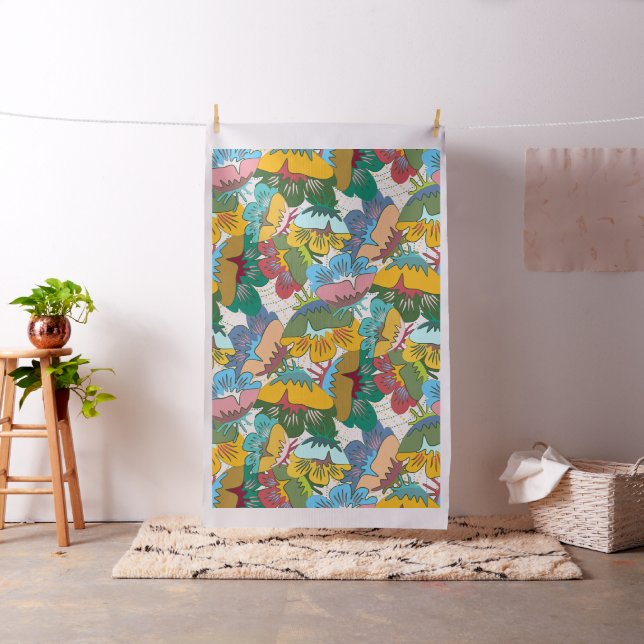 Vorgestellte Blume Stoff (Beispiel)