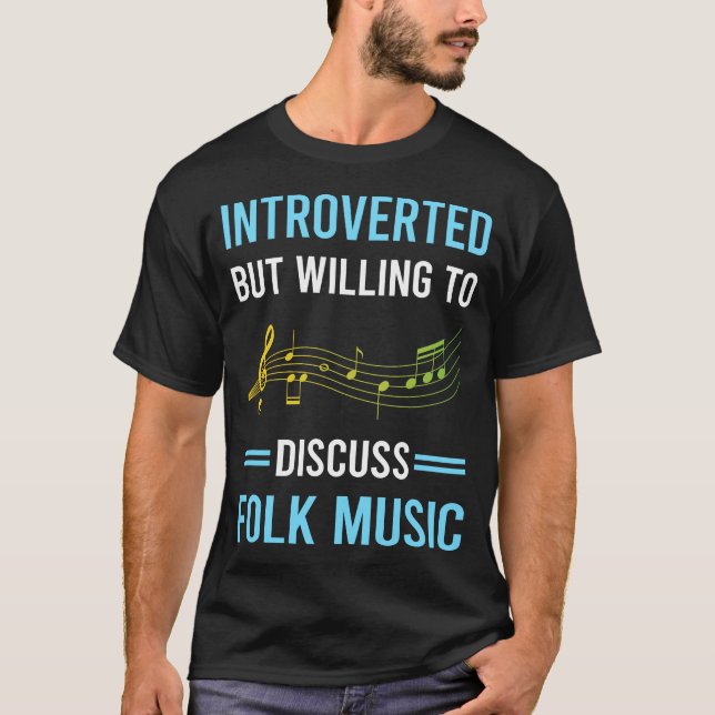 Vorgestellte Volksmusik T-Shirt (Vorderseite)