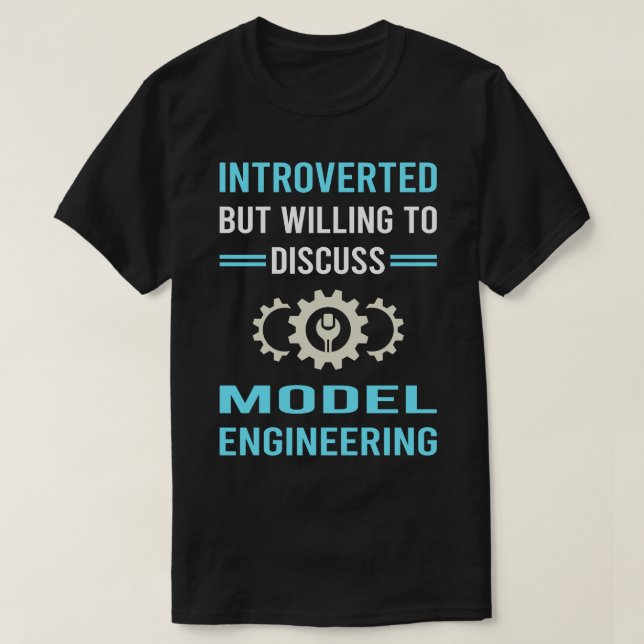 Vorgestellter Modellingenieur T-Shirt (Design vorne)