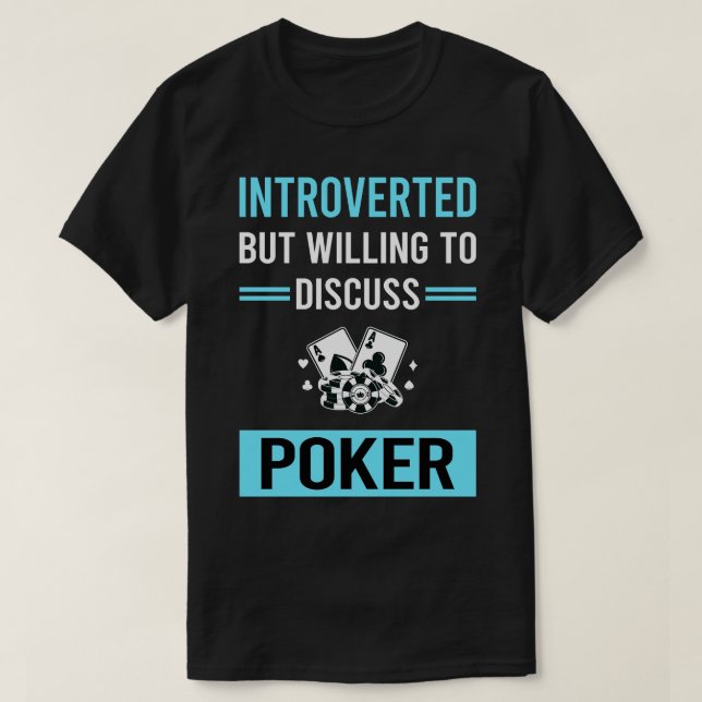 Vorgestellter Poker T-Shirt (Design vorne)