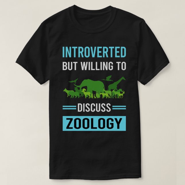 Vorgestellter Zoologe T-Shirt (Design vorne)