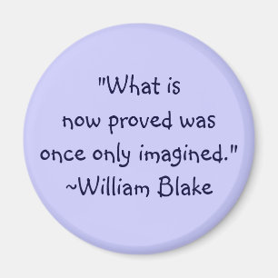 Vorgestelltes Zitat Williams Blake Magnet
