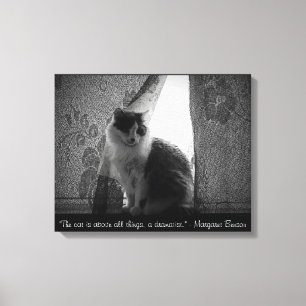Vorhang Call by djoneill w/ Margaret Benson Quote Leinwanddruck