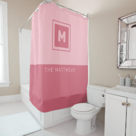 Vorhang für benutzerdefinierte Monogramm- und Name