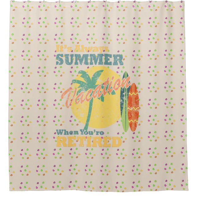 Vorhang für die Pensionierung Bliss Dusche (Vorderseite)