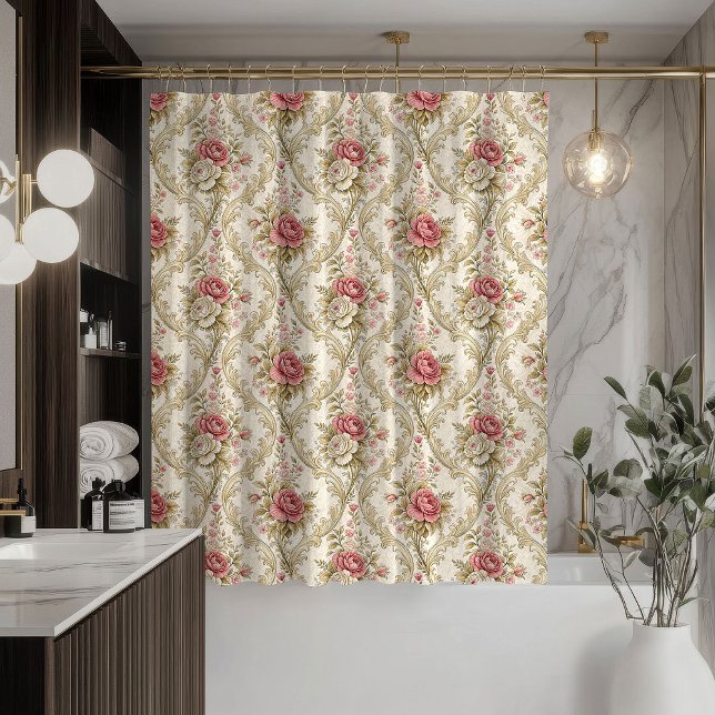 Vorhang im viktorianischen Pastell - Romantische B (Victorian Pastel Curtain Romantic Bath Statement)