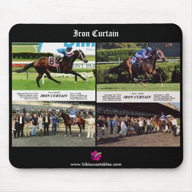 Vorhang-Mausunterlage Mousepad (Vorne)