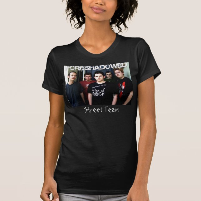 Vorher angedeutetes Straßen-Team T-Shirt (Vorderseite)