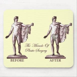 Vorher und nachher mousepad