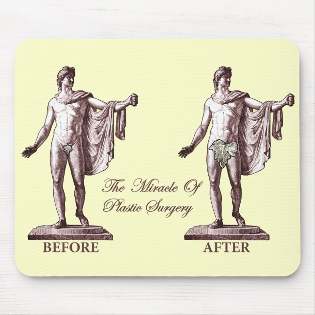 Vorher und nachher mousepad (Vorne)