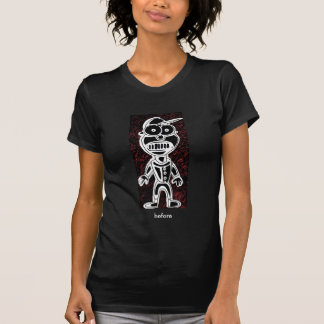 Vorher und nachher T-Shirt