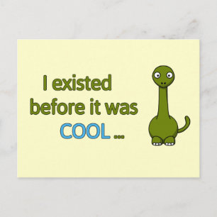 Vorher war es cool postkarte