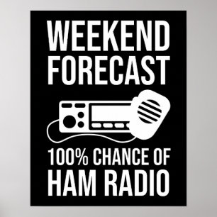 Vorhersage am Wochenende - 100%ige Chance auf Funk Poster