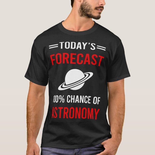 Vorhersage der Astronomie T-Shirt (Vorderseite)