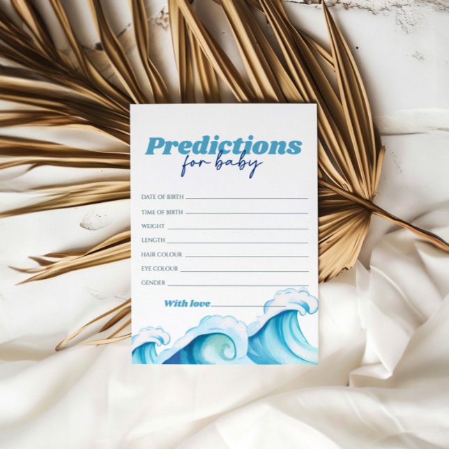 Vorhersagen für Baby an Bord Babydusche Einladung (Von Creator hochgeladen)