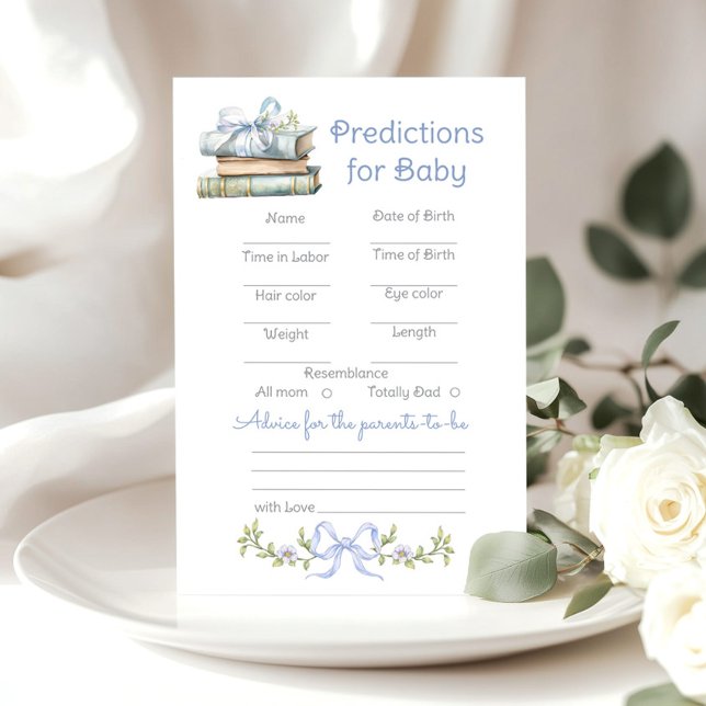 Vorhersagen für Baby Blue Bow Wildblume Storybook (Von Creator hochgeladen)