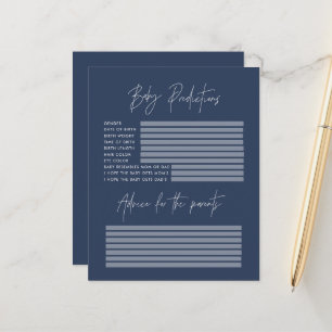 Vorhersagen für das Baby Dusche Party