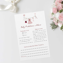 Vorhersagen Rat Kleine Sweetheart Baby Dusche Flyer