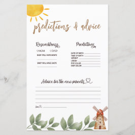 Vorhersagen & Ratschläge Kinderduschenfarm Themenk