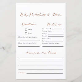 Vorhersagen & Ratschläge Minimalistisch Boho Babyd