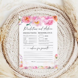 Vorhersagen und Ratschläge | Baby Showspiel