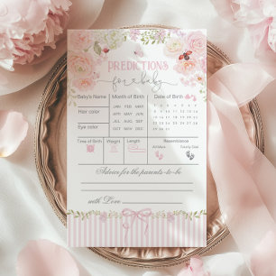 Vorhersagen und Ratschläge Love Bug Baby Shower Ka