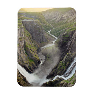 Voringsfossen Wasserfall in Hebmagneten Norwegens Magnet