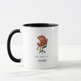 Vorkaffee-Warnung Lustiger Büro-Schreibtisch-Beche Tasse
