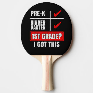 VORKINDERGARTEN 1. GRAD? ICH HABE DAS GOT TISCHTENNIS SCHLÄGER