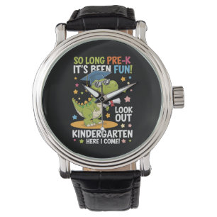 Vorkindergarten-Absolvent Kindergarten Dinosaurier Armbanduhr