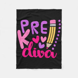 Vorkindergarten-Diva Fleecedecke