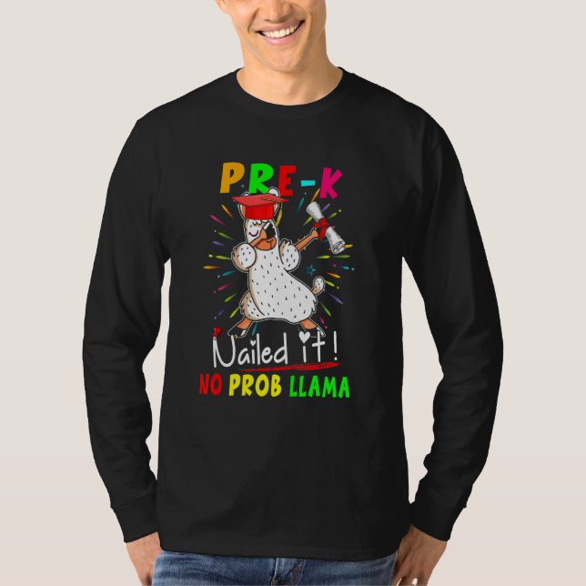 Vorkindergarten hat es geschafft, kein Problem, La T-Shirt (Vorderseite)