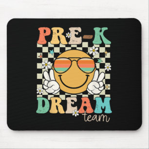 Vorkindergarten-Team Traumlehrer Retro Vorschule Z Mousepad
