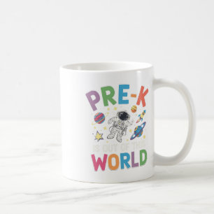 Vorkindergartenschüler Lehrer Astronaut Weltraum Z Kaffeetasse