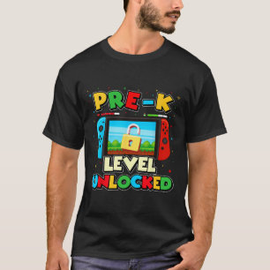 Vorkindergartenstufe freigeschaltete Videospieler- T-Shirt