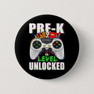 Vorkindergartenstufe freigeschalteter Gamer erster Button