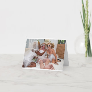 Vorkleben für Muriels Hochzeit Karte