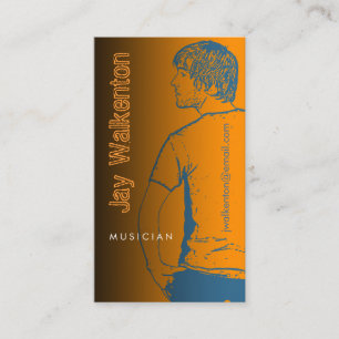 Vorlage 3 der Foto-Visitenkarte einfügen